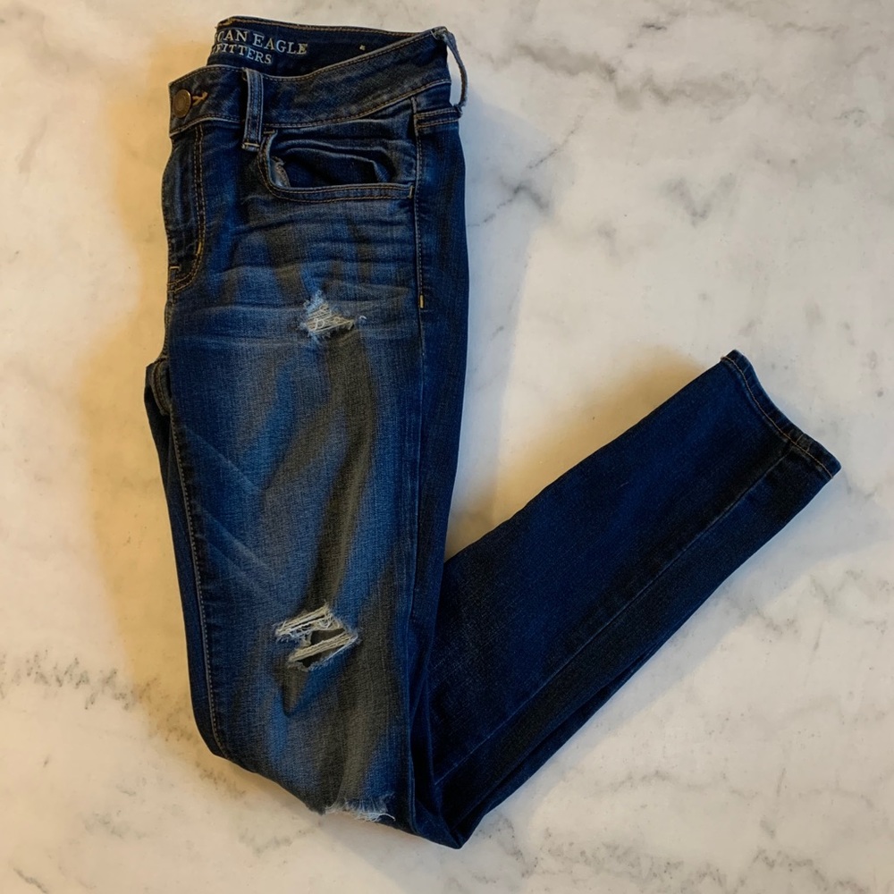 American Eagle Ripped Jeggings